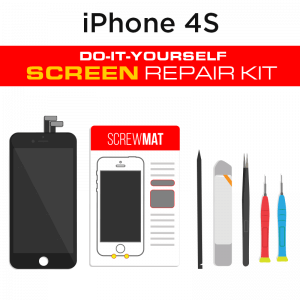 DIY-iPhone-4S-screen-black-vector