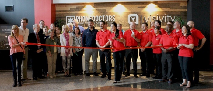 PHONEDOCTORS® Celebrates Ribbon Cutting and Open House at Tulsa Headquarters