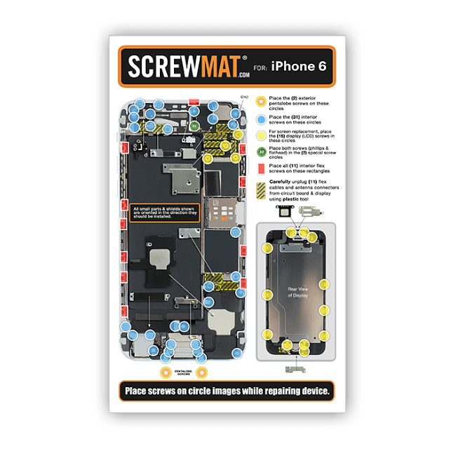 ScrewMat for Apple iPhone 6 - PHONEDOCTORS®